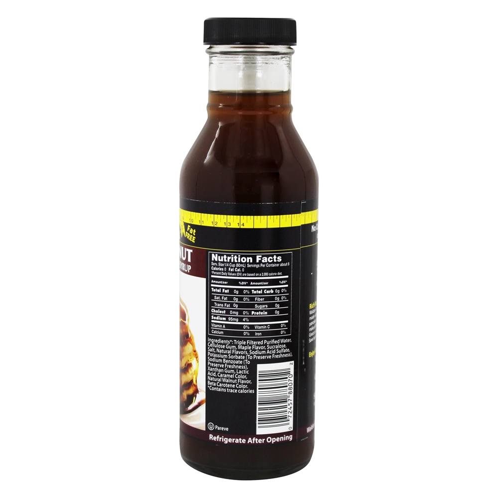 Caloria Livre Xarope Bordo Nogueira - 12 fl. oz. Walden Farms - Imagem 2