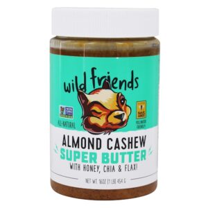 Toda a manteiga de amêndoa natural de caju - 16 oz. Wild Friends