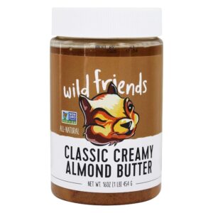 Tudo Natural Manteiga De Amêndoa Clássico Cremoso - 16 oz. Wild Friends