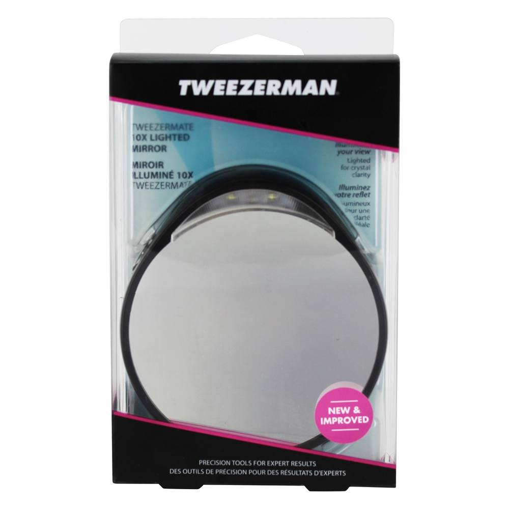 Espelho iluminado 10x com pinça Tweezerman - Imagem 2