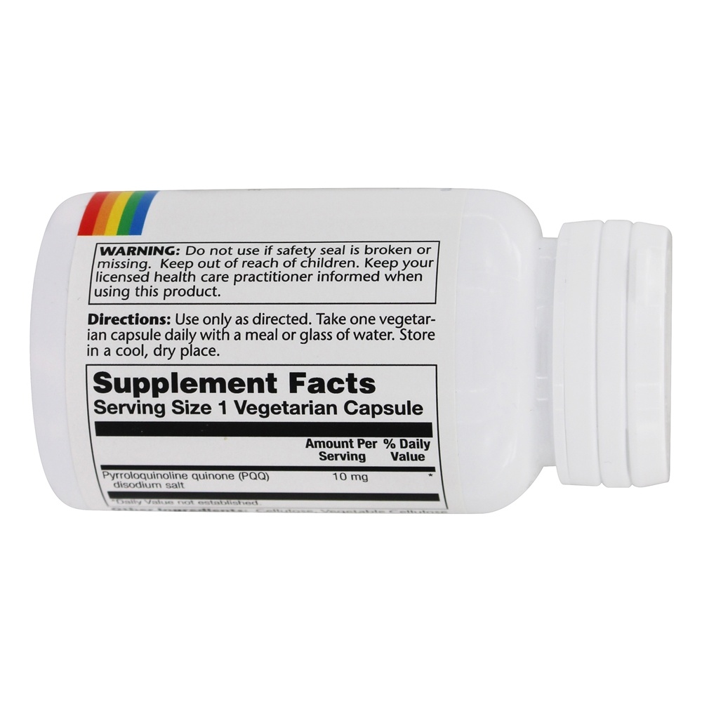PQQ Pirroloquinolina Quinona 10 mg. - Cápsulas vegetarianas 30 Solaray - Imagem 2