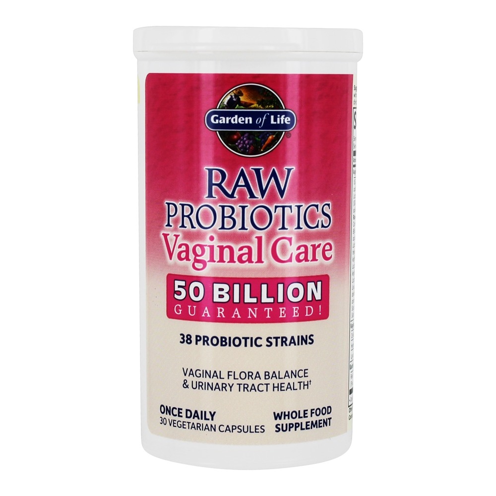 Raw Probiotics Cuidado Vaginal 50 Bilhões de UFC - Cápsulas vegetarianas 30 Garden of Life - Imagem 2