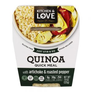 Comprar alcachofra de refeição rápida sem glúten de quinoa e pimenta assada - 7. 9 oz. Kitchen & love preço no brasil alimentos & lanches pronto para comer refeições suplemento importado loja 25 online promoção - 7 de julho de 2022