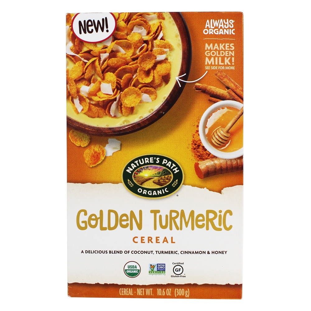 Cereal Orgânico Cúrcuma Dourada - 10.6 oz. Nature's Path Organic