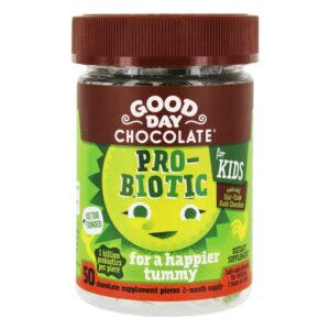 Probiótico para Crianças Suplemento de Chocolate 1 Bilhão de UFC - 50 Peça (s) Good Day Chocolate
