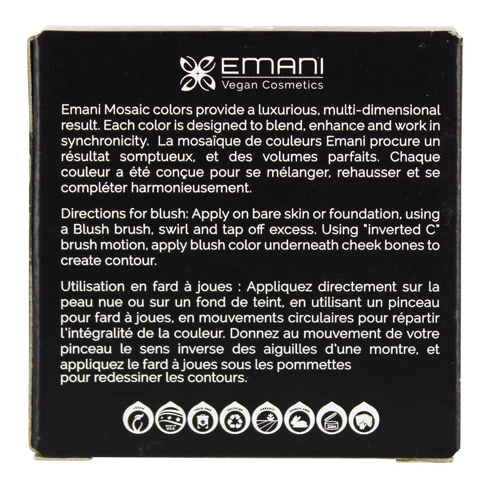 Mosaico vegano Blush Key oeste - 0.14 oz. Emani - Imagem 4