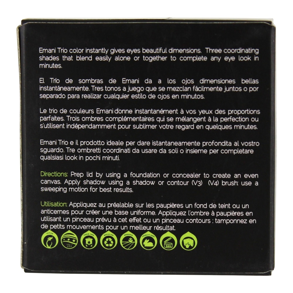 Vegan Eye Trio Tango - 0.14 oz. Emani - Imagem 4