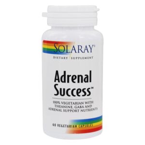 Nutrientes de Apoio ao Sucesso Suprarrenal - Cápsulas vegetarianas 60 Solaray
