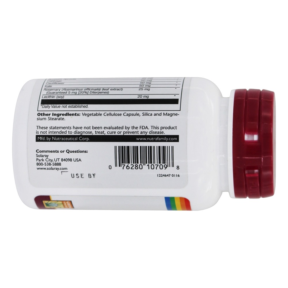 Indole-3 Supreme Guaranteed Potency 200 mg. - Cápsulas vegetarianas 30 Solaray - Imagem 4