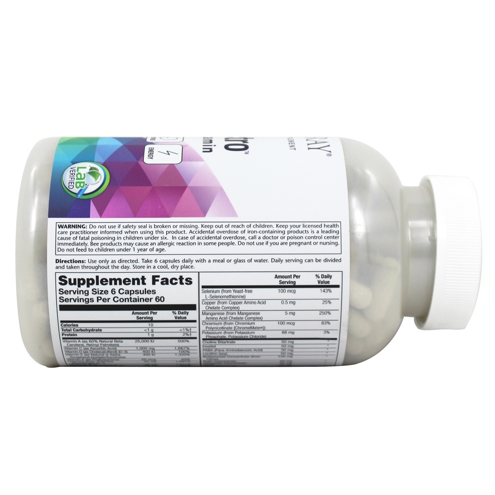 Spectro Multivitamin - Cápsulas 360 Solaray - Imagem 2
