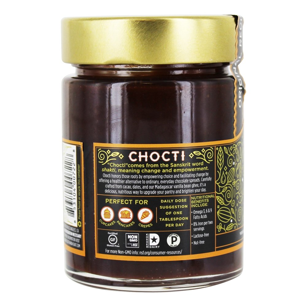 Sem glúten Chocti Chocolate Ghee Spread Original - 12 oz. 4th & Heart - Imagem 3