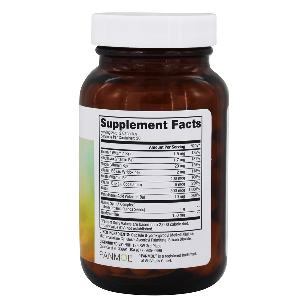 Complexo de Vitamina B com Benfotiamina - Cápsulas 60 Dr. Mercola - Imagem 2