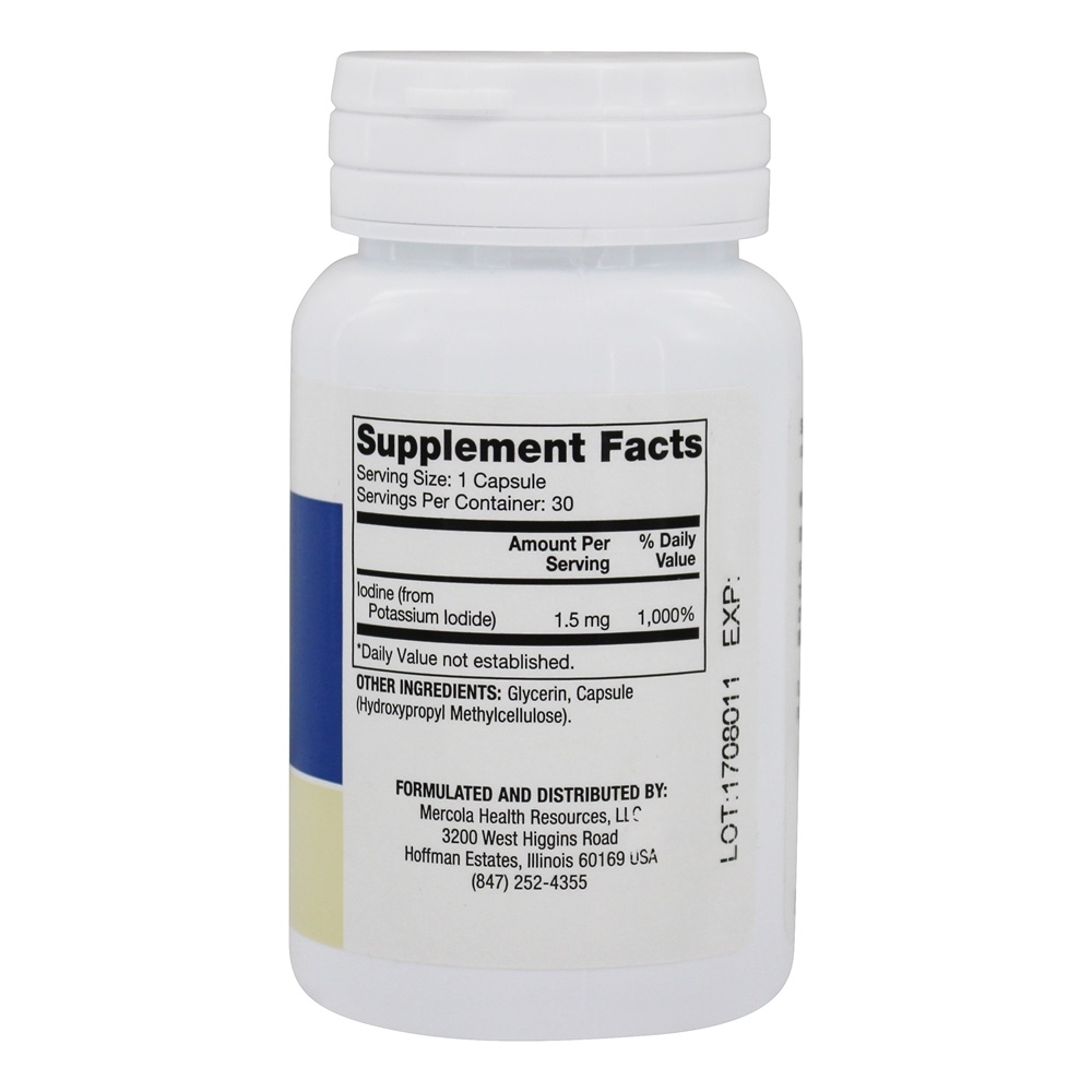 Iodo 1.5 mg. - Cápsulas 30 Dr. Mercola - Imagem 2