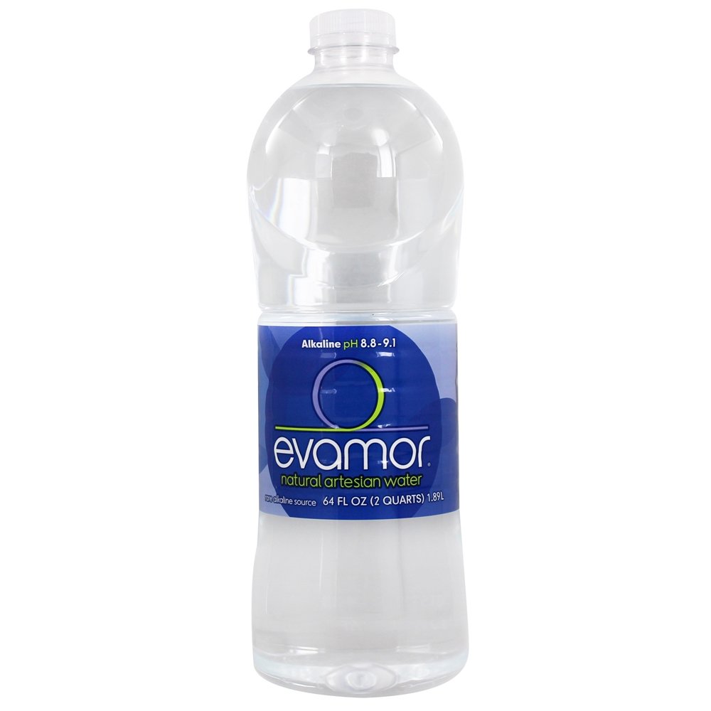 Água Artesiana Alcalina Natural - 64 fl. oz. Evamor