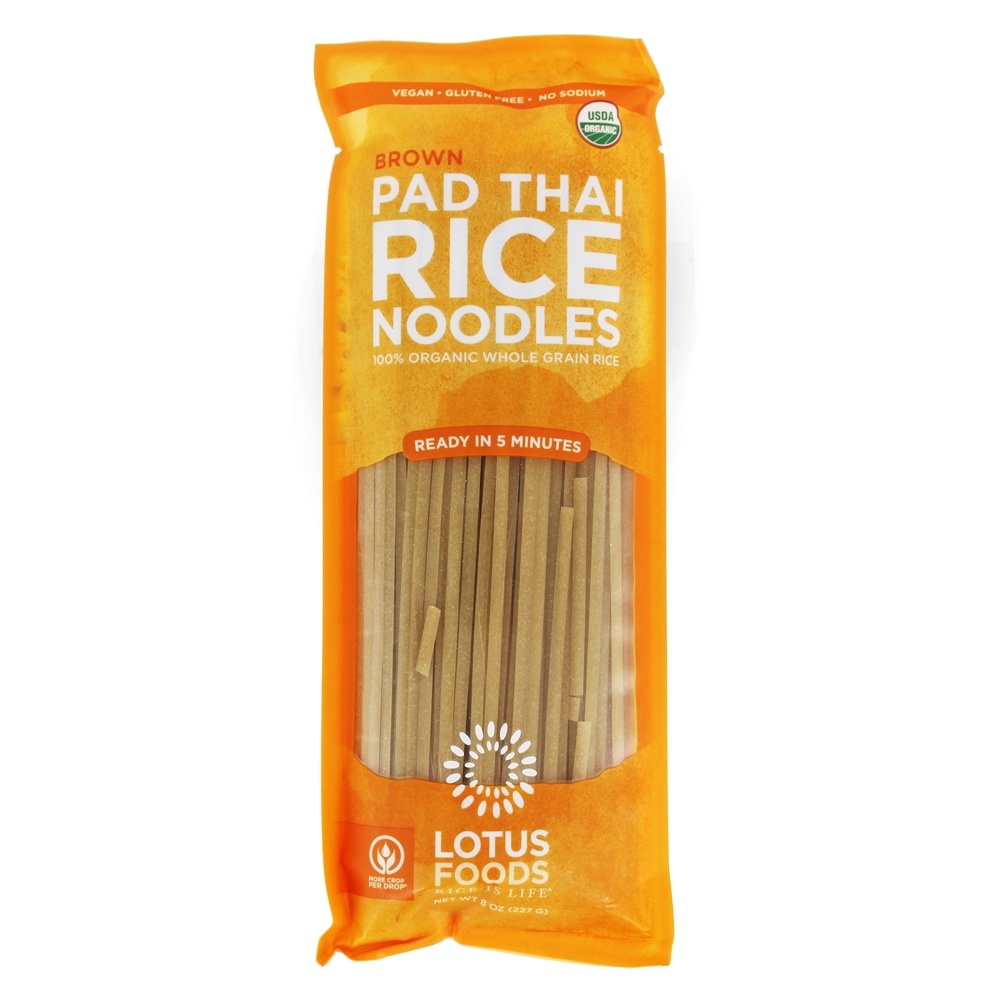 Macarrão de Arroz Tailandês Pad Brown - 8 oz. Lotus Foods