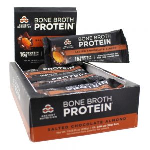 Comprar bone broth superfood protein barras caixa salgados chocolate amêndoa - 12 barras ancient nutrition preço no brasil barras de proteínas barras nutricionais suplemento importado loja 13 online promoção - 16 de agosto de 2022