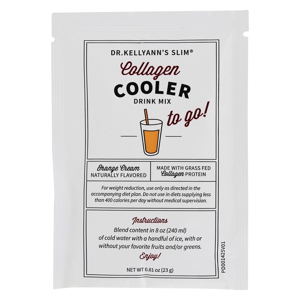 Colágeno Refrigerador Bebida Mix To To Go! Creme Laranja - 7 Pacotes (s) Dr. Kellyann - Imagem 5