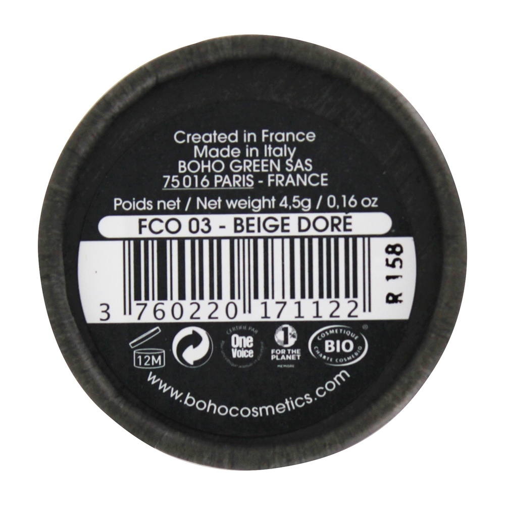 Base Mineral Compacto em Pó 03 Bege - 0.16 oz. Boho Green - Imagem 3