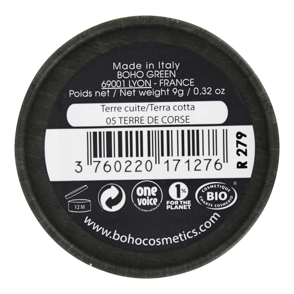Bronzer Em Brilho Orgânico Terracota 05 Terra da Córsega - 0.32 oz. Boho Green - Imagem 3