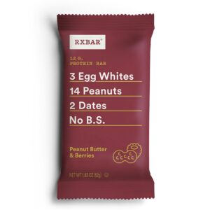 Comprar proteína bar manteiga de amendoim e bagas - 1. 83 oz. Rxbar preço no brasil barras de proteínas barras nutricionais suplemento importado loja 135 online promoção -
