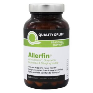 Allerfin Seasonal Allergy Support - 60 Cápsula (s) vegetal (s) Quality Of Life Labs
