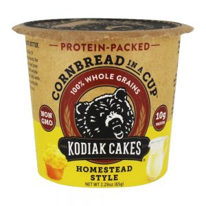 Comprar pão de milho recheado com proteína em um copo - 2. 29 oz. Kodiak cakes preço no brasil alimentos & lanches assados suplemento importado loja 49 online promoção - 9 de agosto de 2022