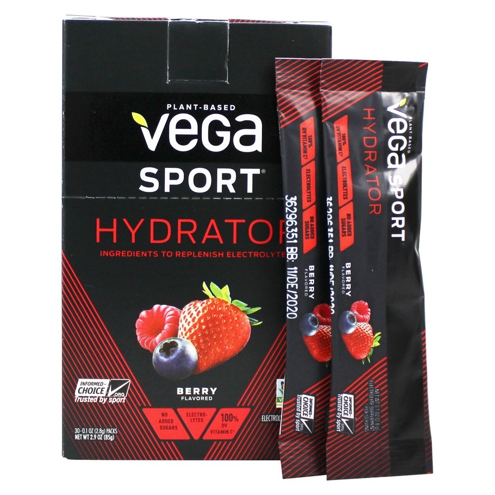 Esporte Electrolyte Hydrator Powder Box Berry - 30 Pacote (s) Vega