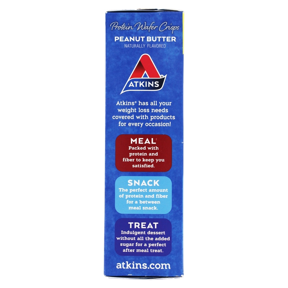 Proteína Wafer Crisps Snack Peanut Butter - 5 Barras Atkins - Imagem 4