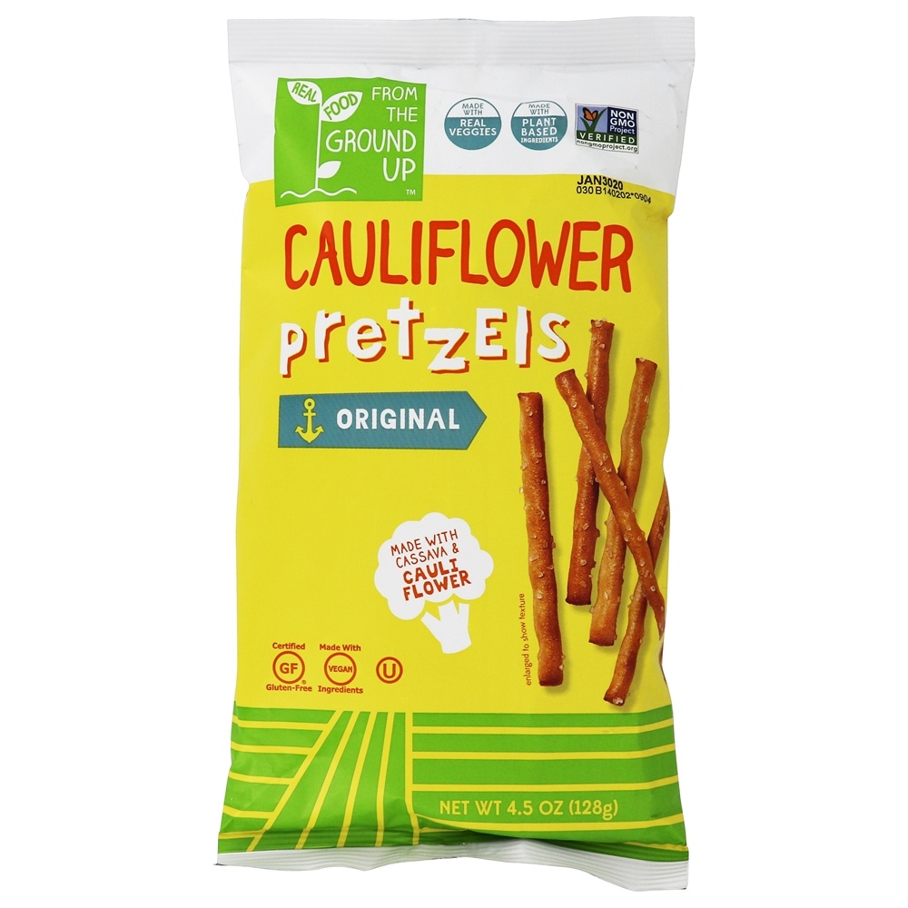 Pretzel de couve-flor Varas Original - 4.5 oz. From the Ground Up