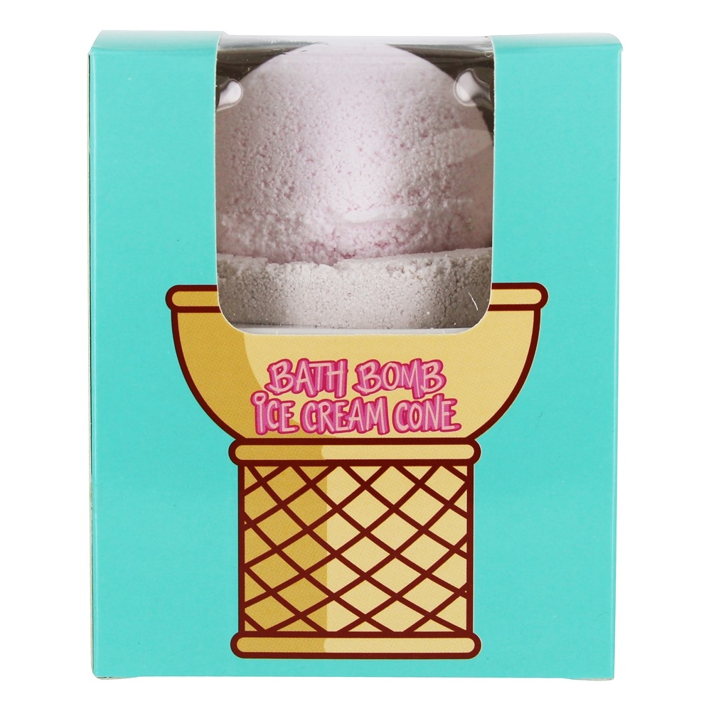 Cone de sorvete de bomba de banho Parfait de morango - 8 oz. Roxy Grace & Company