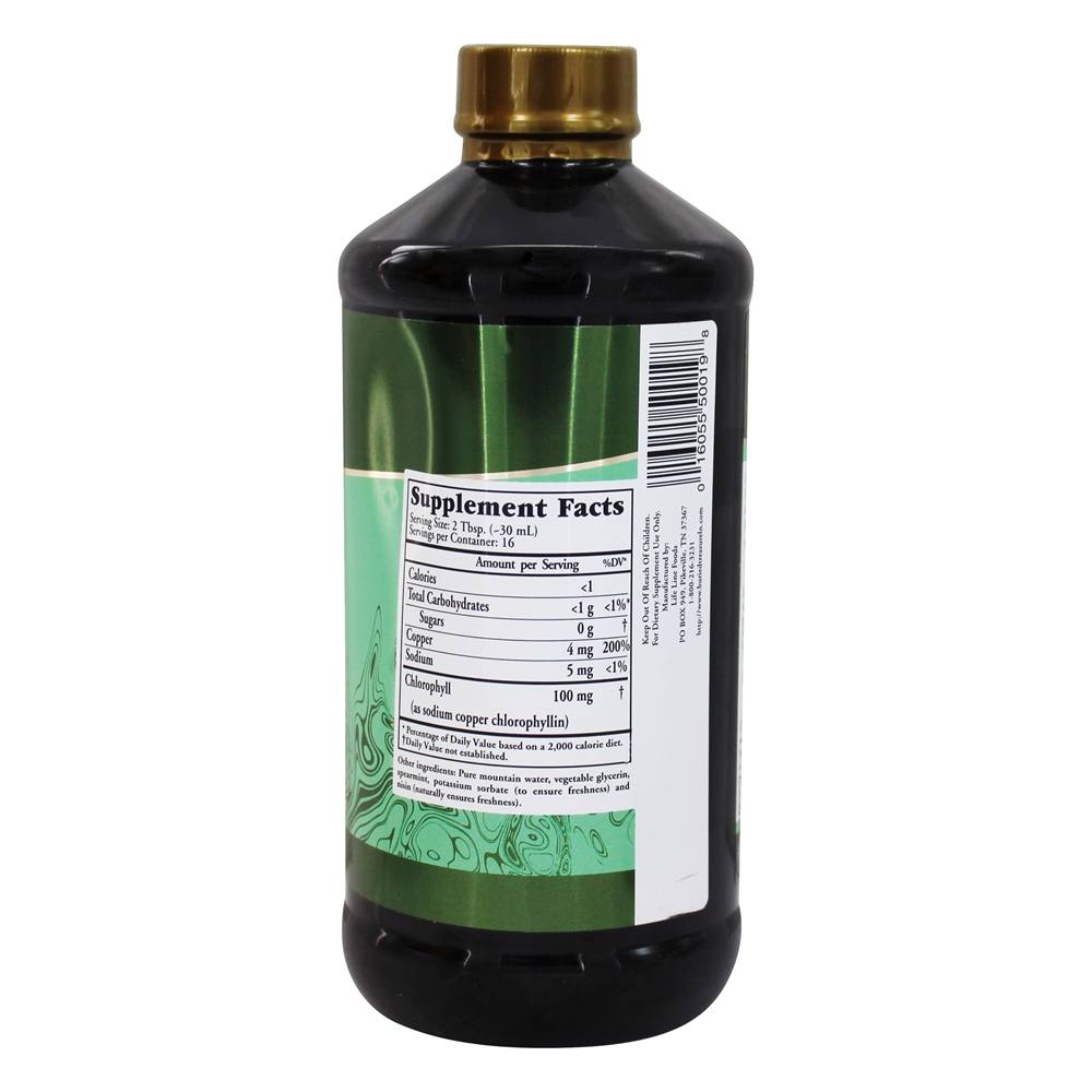Hortelã Clorofila Líquida - 16 fl. oz. Buried Treasure Products - Imagem 2