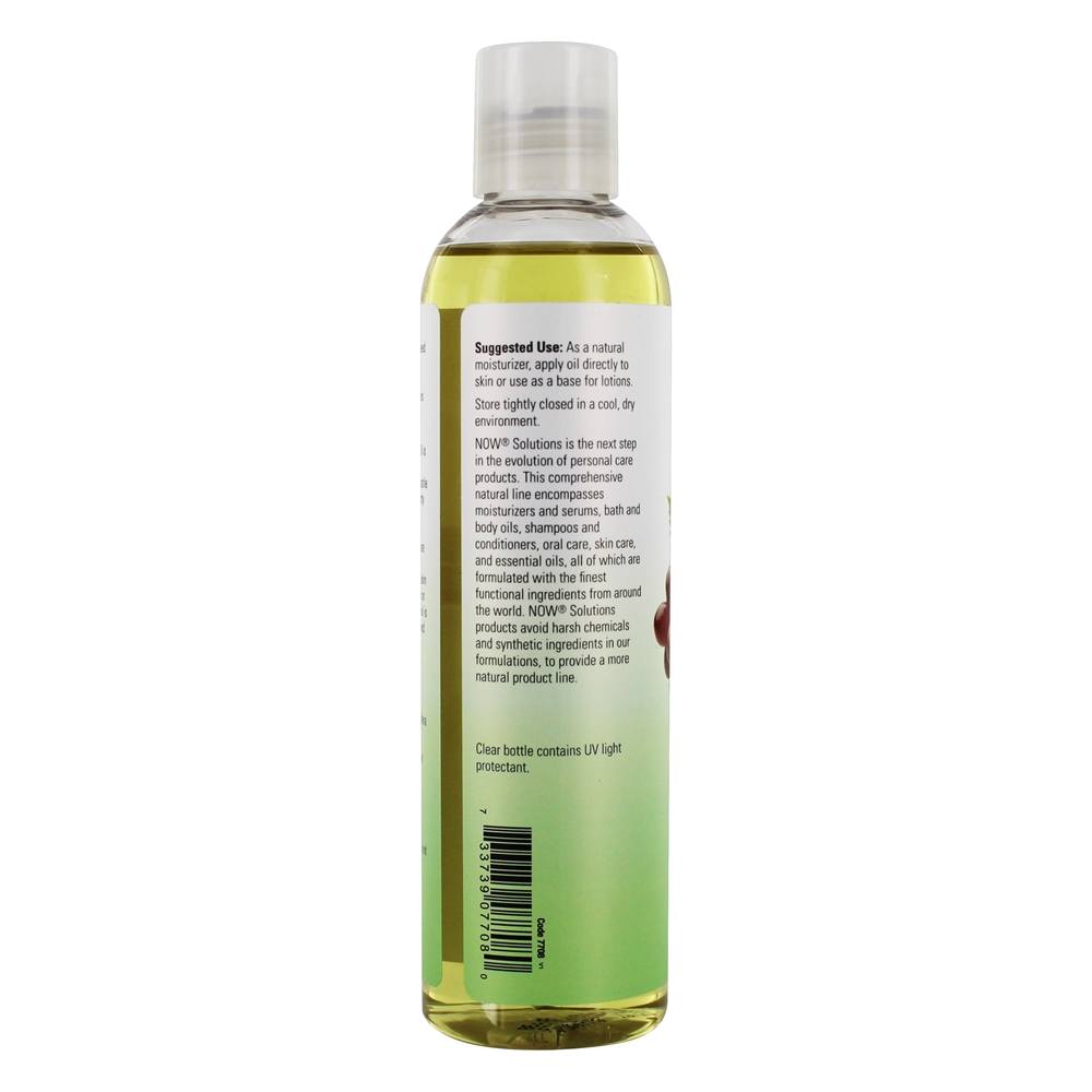 NOW Solutions 100 % Pure Óleo de uva orgânico - 8 fl. oz. NOW Foods - Imagem 3