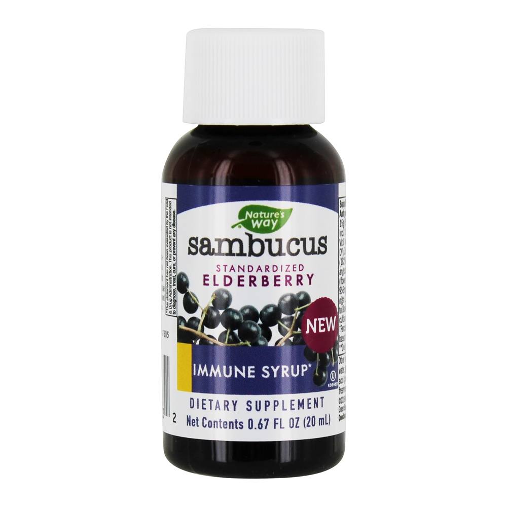 Sabugueiro Padronizado Sambucus Single Shot Syringe Syrup - 0.67 fl. oz. Nature's Way
