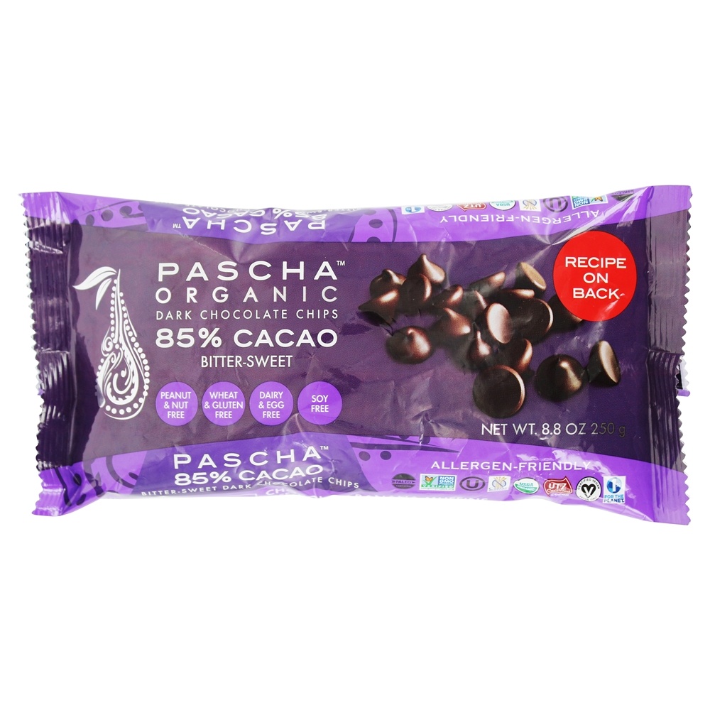 85 % Cacau Chocolate Amargo Doce-Doce - 8.8 oz. PASCHA Organic