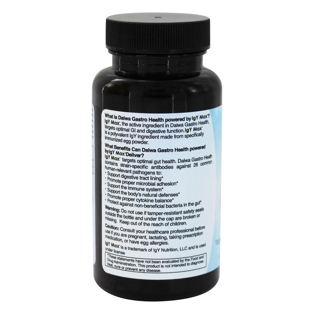 Fórmula Gastro-Sanitária 500 mg. - Cápsulas vegetarianas 60 Daiwa Health Development - Imagem 3