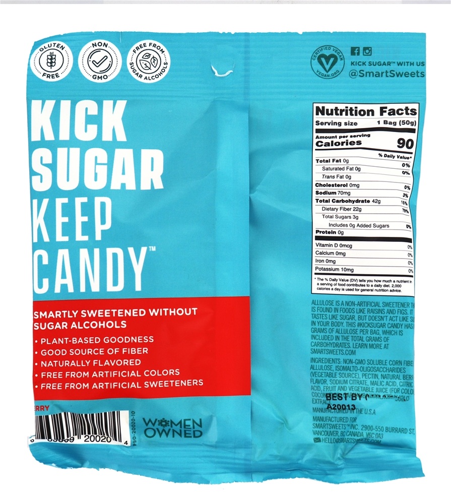 Sweet Fish Gomas Com Sabor de Frutas - 1.8 oz. SmartSweets - Imagem 2