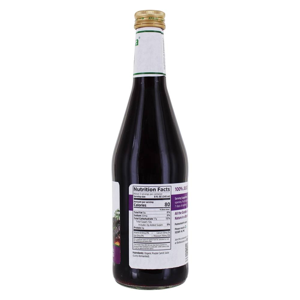 Suco de Cenoura Roxo Heirloom - 16.9 fl. oz. Biotta - Imagem 2