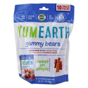 Comprar gummy bears sabores variados - 10 pacote (s) yumearth preço no brasil alimentos & lanches doces suplemento importado loja 13 online promoção -