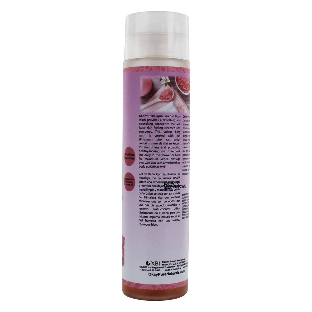 Lavagem do corpo Himalayan Pink Salt - 12 fl. oz. OKAY Pure Naturals - Imagem 2