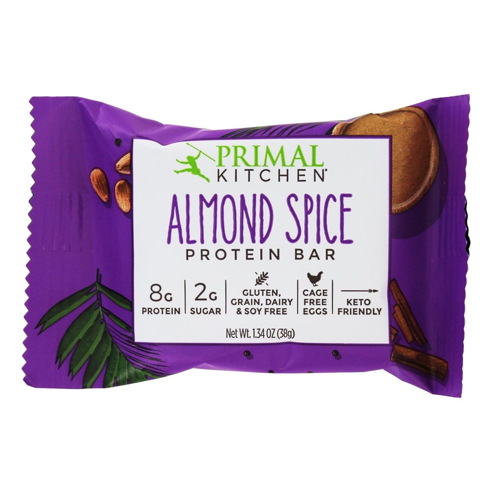 Caixa de Barras de Proteína Keto Amigável Amêndoa Especiarias - 12 Barras Primal Kitchen - Imagem 4