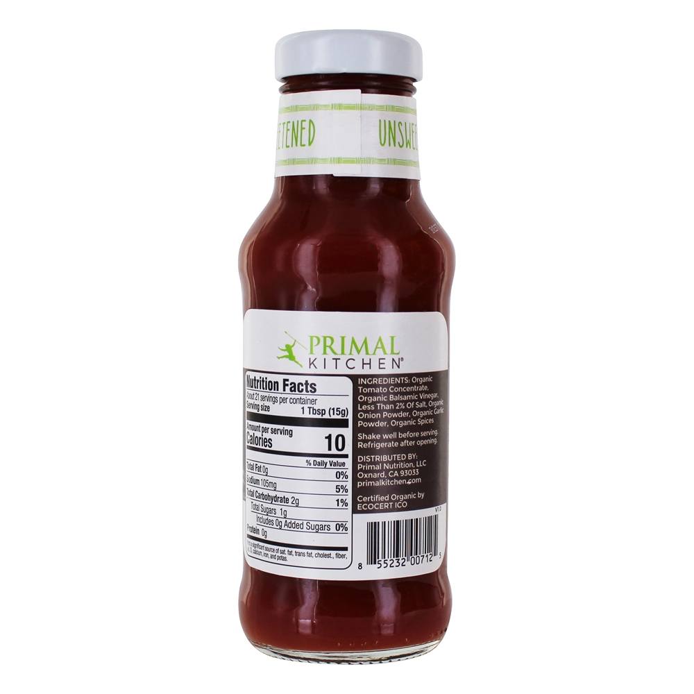 Ketchup orgânico sem açúcar - 11.3 oz. Primal Kitchen - Imagem 2