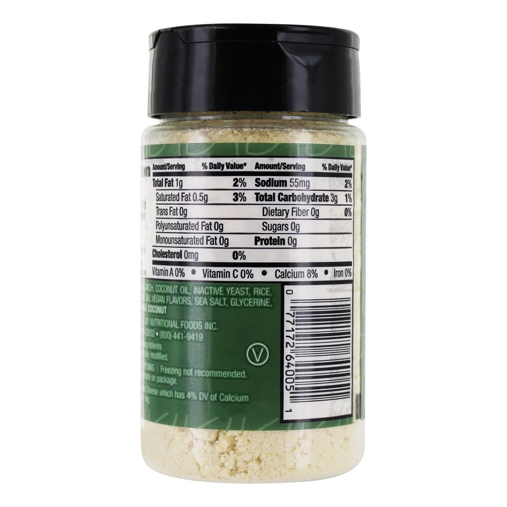 Semente de soja Vegan Grated parmesão - 4 oz. Go Veggie - Imagem 3