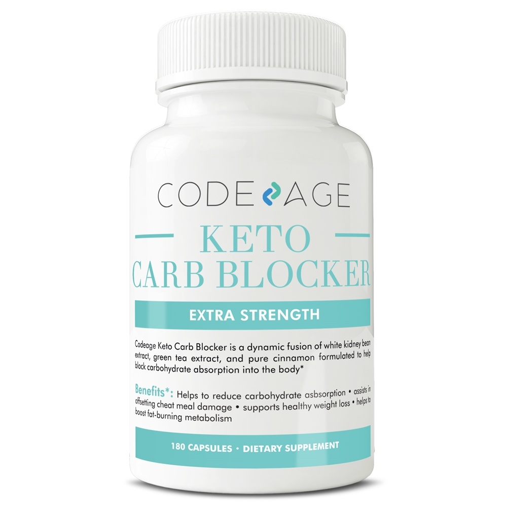 Keto Carb Blocker Extra Força - Cápsulas 180 Codeage