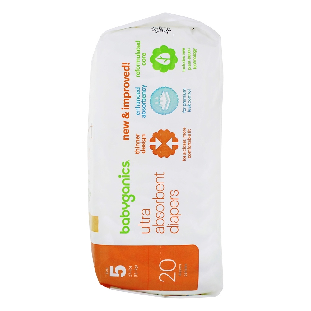 Estágio de Fraldas Ultra Absorventes 5 ( 27 + lbs) - 20 Fralda (s) Ba - Imagem 2