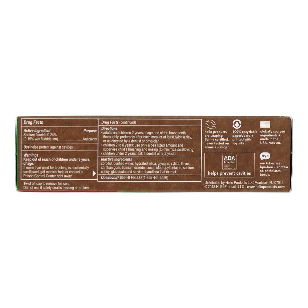 Creme dental infantil com flúor morango natural - 4.2 oz. Hello Products - Imagem 3