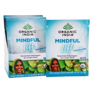 Comprar elevação consciente com ervas fermentadas - 15 pacote (s) organic india preço no brasil ervas suporte para o humor suplemento importado loja 49 online promoção -