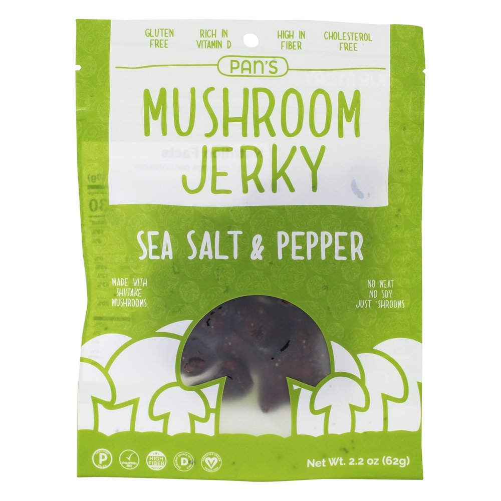 Sal e pimenta do mar espasmódico de cogumelo - 2.2 oz. Pan's
