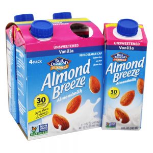Comprar amêndoa brisa leite de amêndoa sem açúcar baunilha - 4 pacote (s) blue diamond growers preço no brasil alimentos & lanches leite de castanhas suplemento importado loja 17 online promoção -