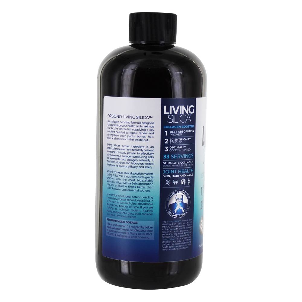 Living Silica Líquido Promotor de Colágeno - 16.9 fl. oz. Orgono - Imagem 3