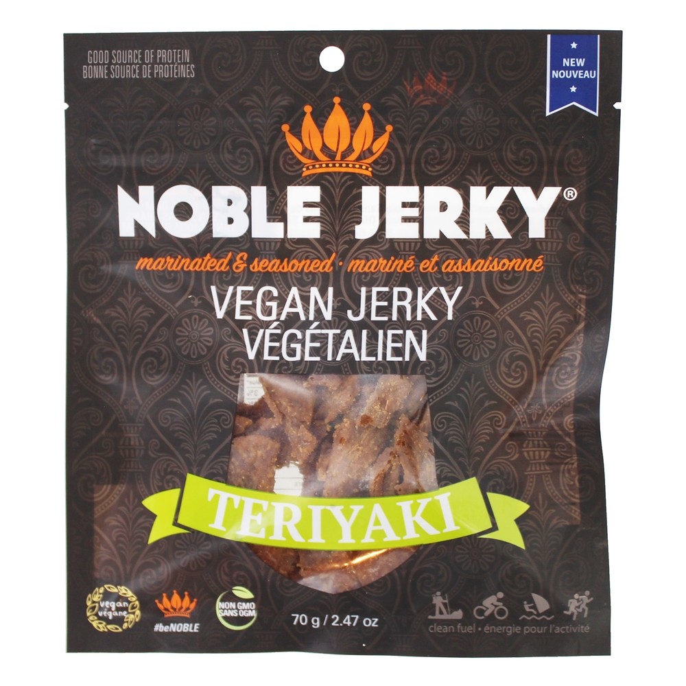 Vegan Jerky Teriyaki - 2.47 oz. Noble Jerky